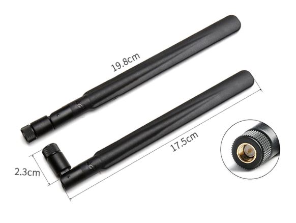 thumbnail image 2 of Uxcell Antena GSM LTE 3G 4G 15dBi Alta Ganancia 700-2700MHz RP-SMA 2 of 13