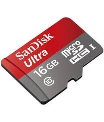 16GB SD card for Raspberry Pi
