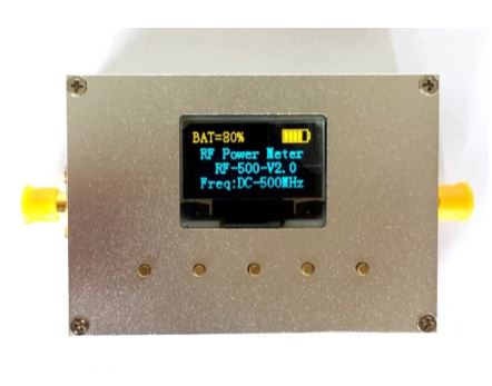 Sofware RF Attenuation Value New 8GHz 1-8000Mhz OLED RF Power Meter 55～-5 dBm 