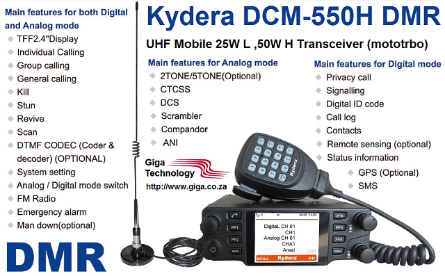 Kydera DCM- 550 DMR Mobile