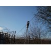 Wire dipole 11m CB 27Mhz with 1:1 balun and insulators