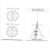 SD 1300 Discone Antenna wide band 25 - 1300Mhz