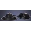 Magnetic Antenna Mount (13cm base) with SO239 Antenna connector and PL259 on coaxial cable