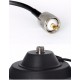 Magnetic Antenna Mount (13cm base) with SO239 Antenna connector and PL259 on coaxial cable