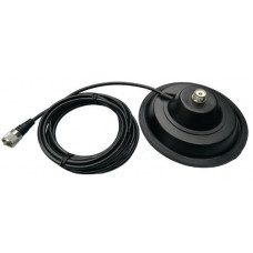 150mm Magnetic antenna Mount with SO239 Antenna connector and PL259 on coaxial cable
