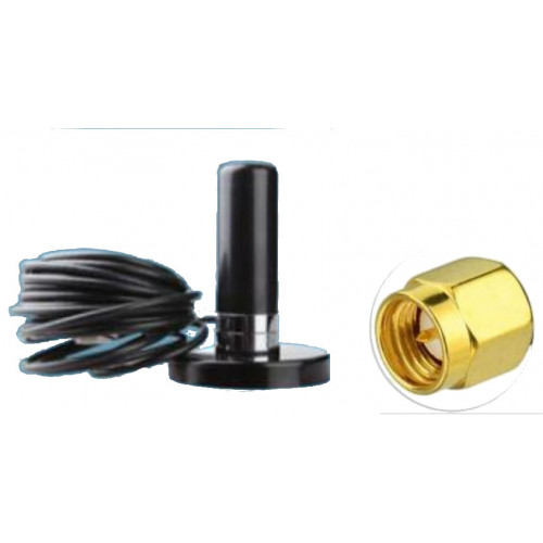 Dual band 144/430MHz vhf/uhf mobile antenna with mini magnet base