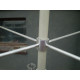 Turnstile crossed dipole Cubesat receiving antenna for 144Mhz-146Mhz (ISS,APRS,IGATE,SSTV)