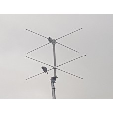 Turnstile crossed dipole NOAA receiving antenna for 137MHZ-139Mhz