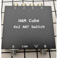 Ham Cube 4x2 Antenna Switch with Bluetooth for Shortwave HF ANT Switch + English Android mobile APP