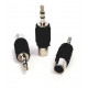 Audio adapter RCA female to 3.5mm male jack