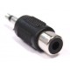 Audio adapter RCA female to 3.5mm male jack