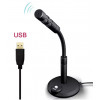 Mini Stand Desktop USB Microphone 360 Degree Mic for Desktop PC Laptop Computer
