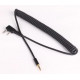 2Pin K Head To 3.5MM Audio Cable for Kenwood TYT for Baofeng UV5R 888S Walkie Talkie CW key