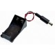 9V Battery holder case with DC plug. 5.5 * 2.1MM