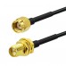RP-SMA Male to RP-SMA Female Adapter Pigtail Coaxial Extension Cable RG174 (9M)