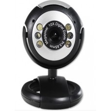 8.0 Megapixel 10x Digital Zoom PC WebCam 6 LED Camera PC + Mic