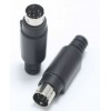 8 Pin Mini DIN Jack Male plug Connector Plastic Handle Cables Soldering