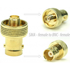 SMA - female to BNC- female Adaptor Connector