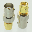 Adapter BNC female jack to SMA male plug RF connector straight