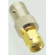 Adapter BNC female jack to SMA male plug RF connector straight