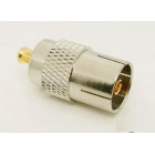 MCX Plug Male to TV Jack Female Adapter Straight