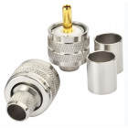 PL259 Crimp connector for lm400 and RG213