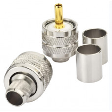 PL259 Crimp connector for lm400 and RG213