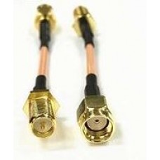 RP SMA Male To RP SMA Female Jack RF Coaxial RG316 Coax Cable Jumper Pigtail 5CM