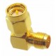 SMA Male to RP-SMA Female Right Angle RF Adapter Connector Angle 90 Degree
