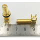 Gold Copper Long SMA Adapter PCB Mount SMA Female Jack Right Angle Coaxial RF SMA Connector
