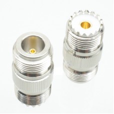 Adapter SO239 UHF female to N female coaxial connector for radio