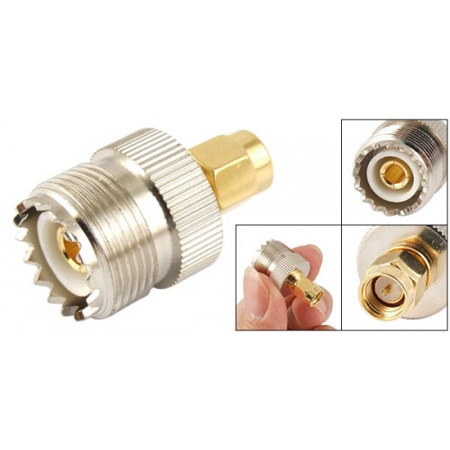 SMA Male To UHF Female RF Coaxial Connector Adapte... – Vicedeal