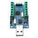 USB Interface 10 Channel 12Bit AD Sampling Data Acquisition STM32 UART Communication ADC Module.