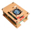 Acrylic Clear Case Enclosure Shell with Cooling Fan for Raspberry Pi 3 Model B / Pi 2 Model B / Pi B+