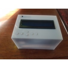 Es'hail AO-100 Local Oscillator (LO) Enclosure (Arduino + LCD and Keyboard + ADF4351 Dev board fits inside)