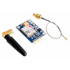 Wireless GSM GPRS Module Quad-Band W/ Antenna Cable Cap (SIM800L V2.0 5V)