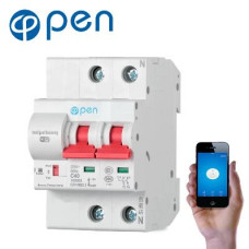 OPEN 2P 21A Remote Control Wifi Circuit Breaker /Smart Switch/ Intelligent overload ,short circuit protection