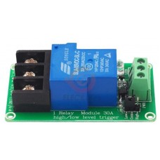 DC 5V 12V 24V 1 Channel Relay Module 30A with optocoupler isolation high and low level trigger relay module