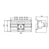Automatic transfer switch ATS 2P 63A 230V MCB type Dual Power 