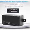 100Mbps POE DC Power Over Ethernet RJ45 POE Injector Splitter Wall Adapter