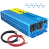 Pure Sine Wave inverter 1500W avg 3000W peak DC 12V TO AC 220V (LCD DISPLAY) 