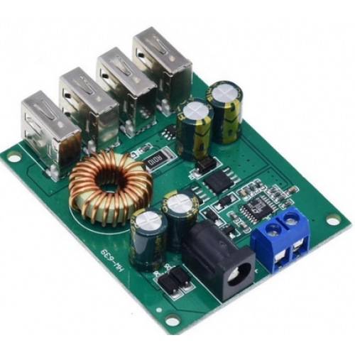 DC DC Step Down Modul für große Leistung mit 4 USB Schnittstellen 7V 6 Sale   Banggood utschland Mobile arrival notice