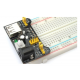 MB102 Breadboard Power Supply Module 3.3V 5V For Arduino Solderless (Color: Black)