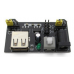 MB102 Breadboard Power Supply Module 3.3V 5V For Arduino Solderless (Color: Black)
