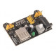 MB102 Breadboard Power Supply Module 3.3V 5V For Arduino Solderless (Color: Black)