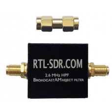 Broadcast AM Reject High Pass Filter (2.6 MHz HPF) by RTL-SDR Blog