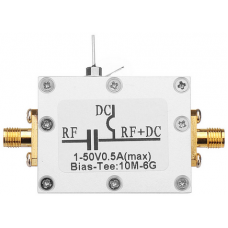 RF Bias Tee Coaxial Feed 10MHz-6GHz Low Insertion Loss