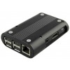 The Raspberry Pi 3 Model B is the third generation Raspberry Pi with a 64-bit 1.2GHz quad-core processor, 1GB of RAM, Wi-Fi (b/g/n), and Bluetooth 4.1