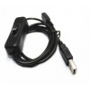 Raspberry Pi 3 Power Cable with switch ON/OFF button Micro USB charging cable