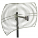 2.4 GHz 24 dBi WiFi Parabolic Grid Antenna for Eshal2 (QO-100 Satellite)